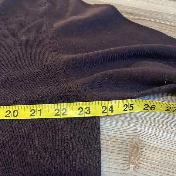 Giorgiolini V-Neck Sweater Mens XXL Brown 100% ExtraFine Merino Wool Italy NWT - Picture 6 of 12